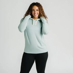 Zyia soft blue boyfriend hoodie